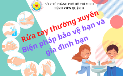 (HCDC) - Rửa tay thường xuyên - Biện pháp bảo vệ bạn và gia đình bạn
